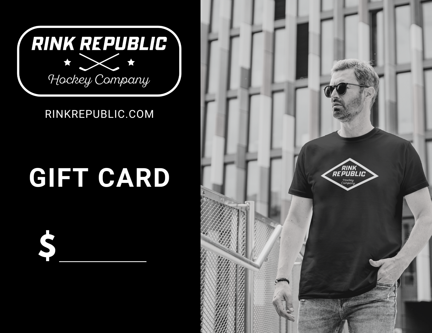 With the Rink Republic Gift Card, your loved ones can choose from a wide range of high-quality shirts, hoodies, hats, and more, all designed to celebrate the game th