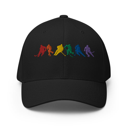 Pride Silhouette Fitted Hat