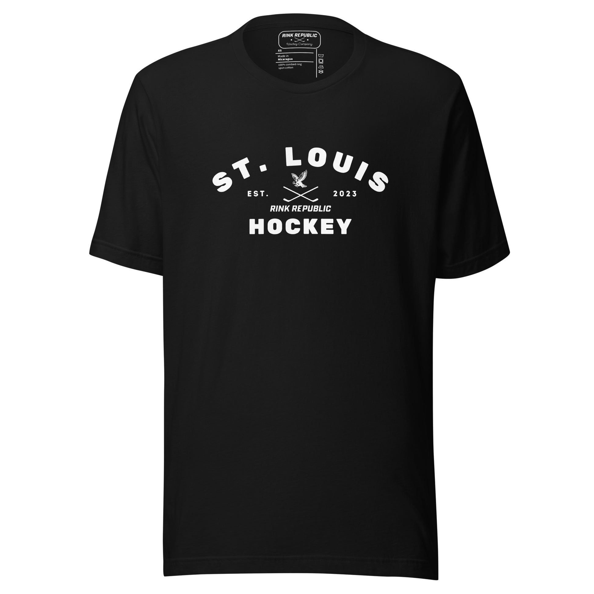 St. Louis Hockey Tee black Rink Republic